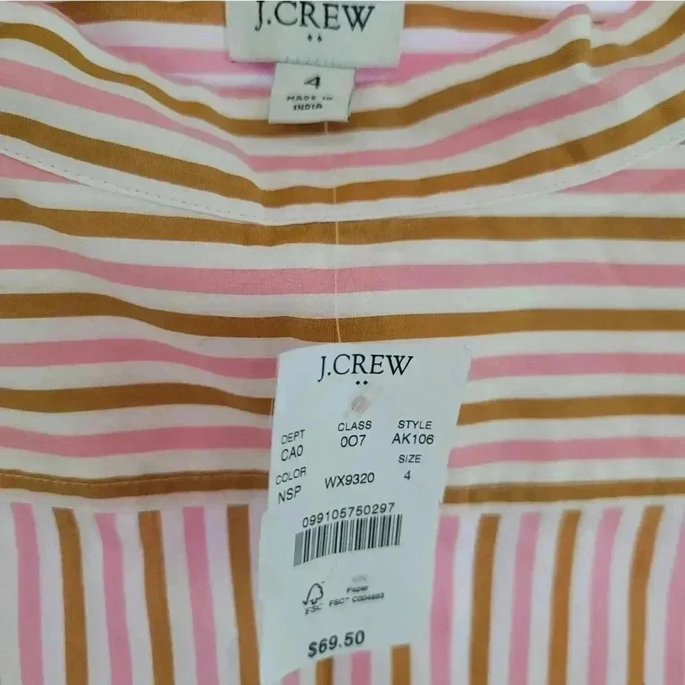 J.Crew Factory funnelneck shirt - Picture 2 of 6